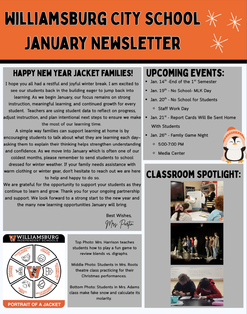 January Newsletter