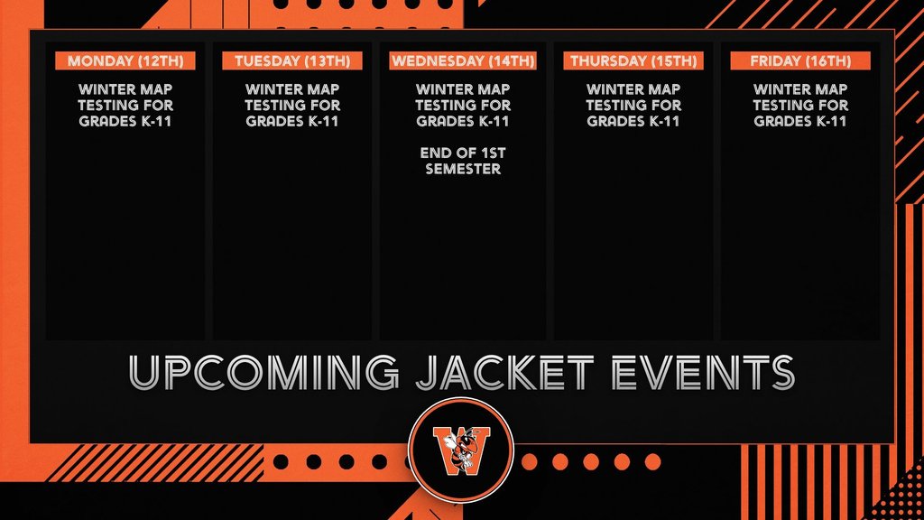 UPCOMING JACKET EVENTS