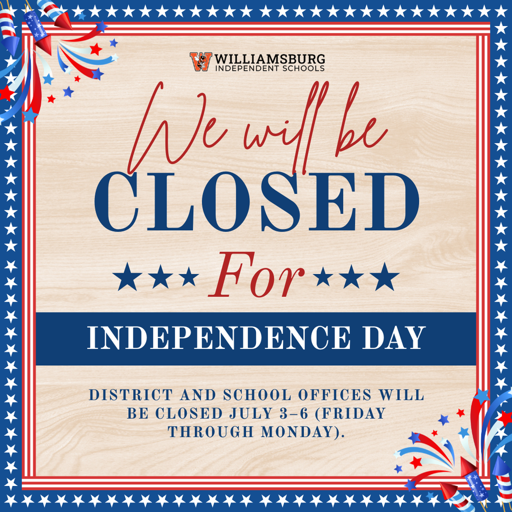 Independence Day Closure