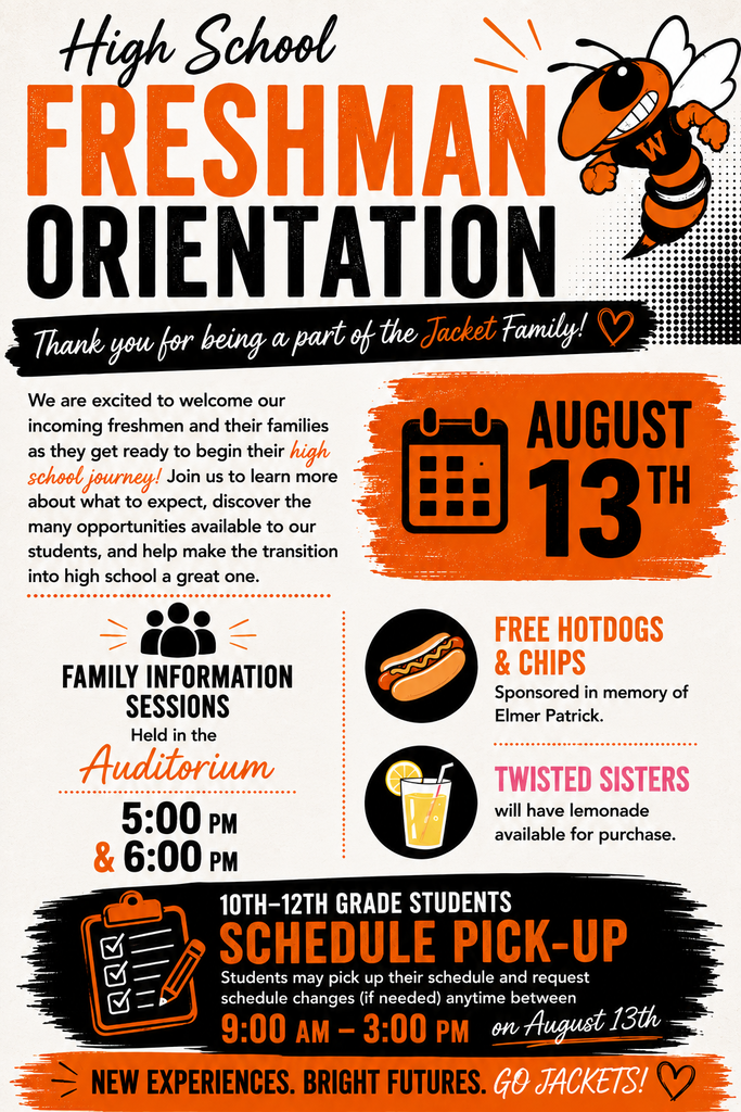 Freshmen Orientation Infographic
