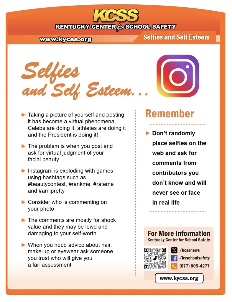 Selfies and Self Esteem