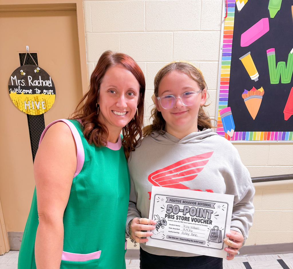 Positive Behavior Award Recipient 