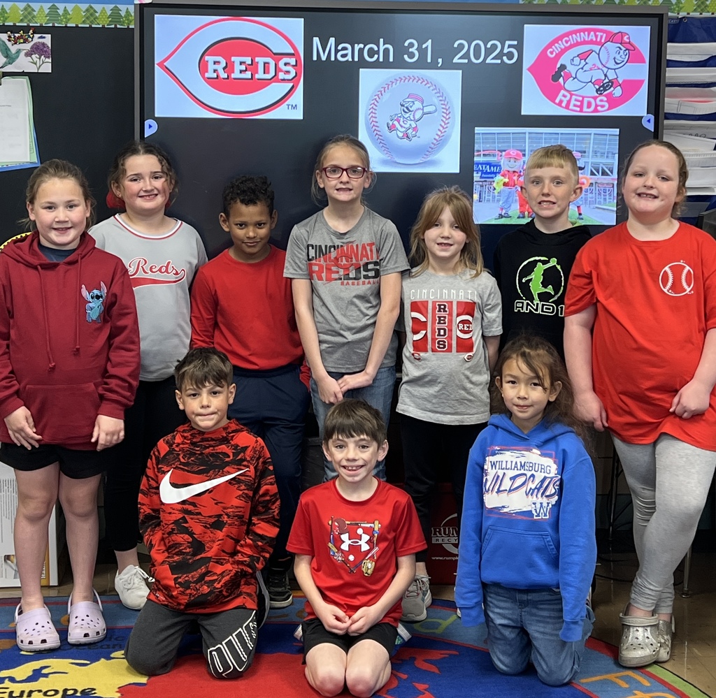 kids wearing Cincinnati Reds shirts