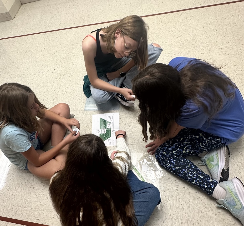 students playing a game