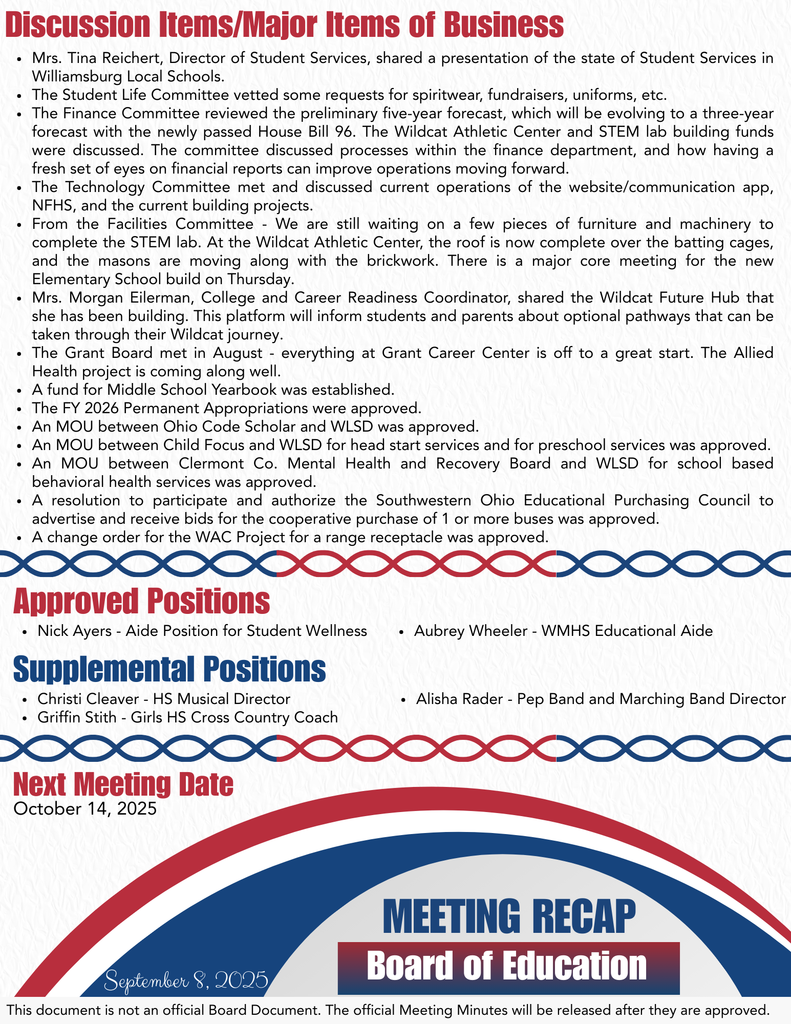 Board Meeting Notes