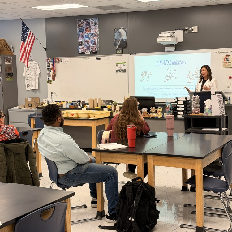 Mrs Ervin presenting