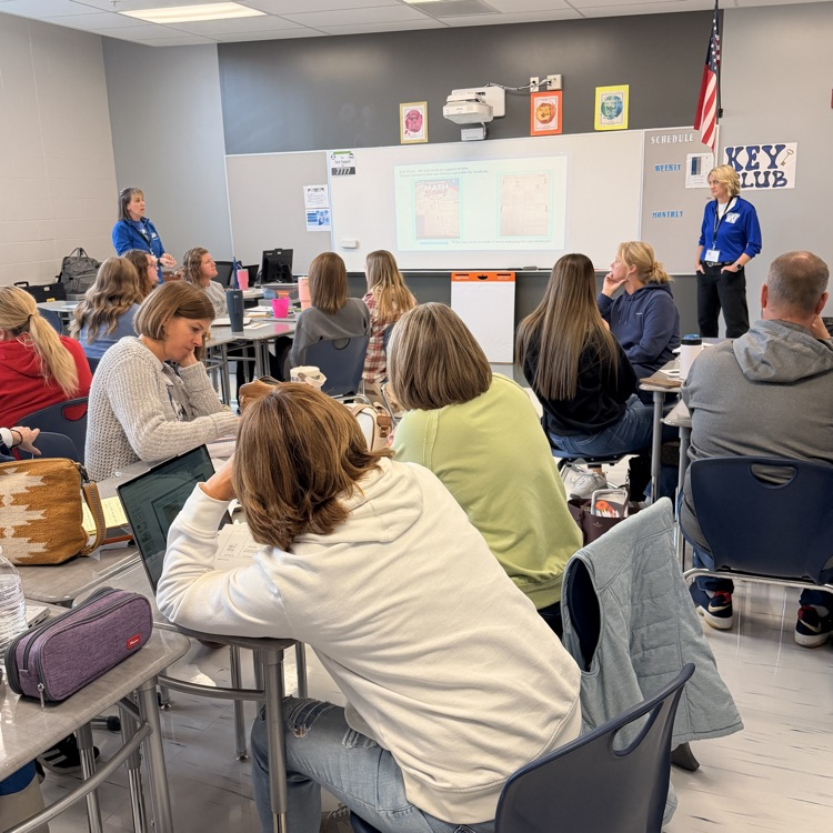 Mrs Nutt and Ms Hardyman presenting