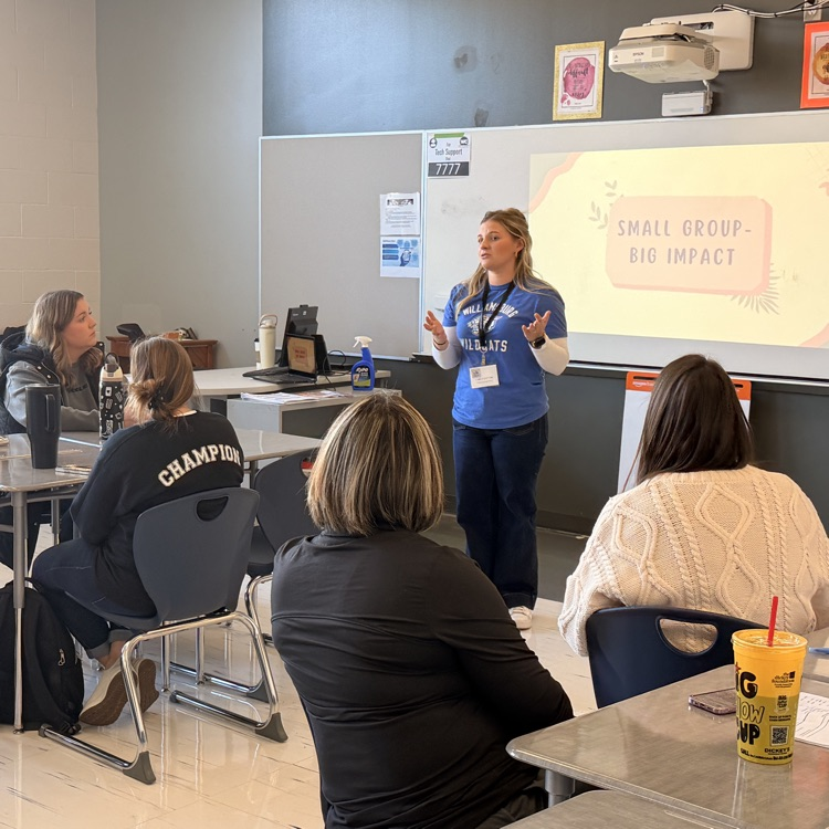 Mrs Keeton presenting