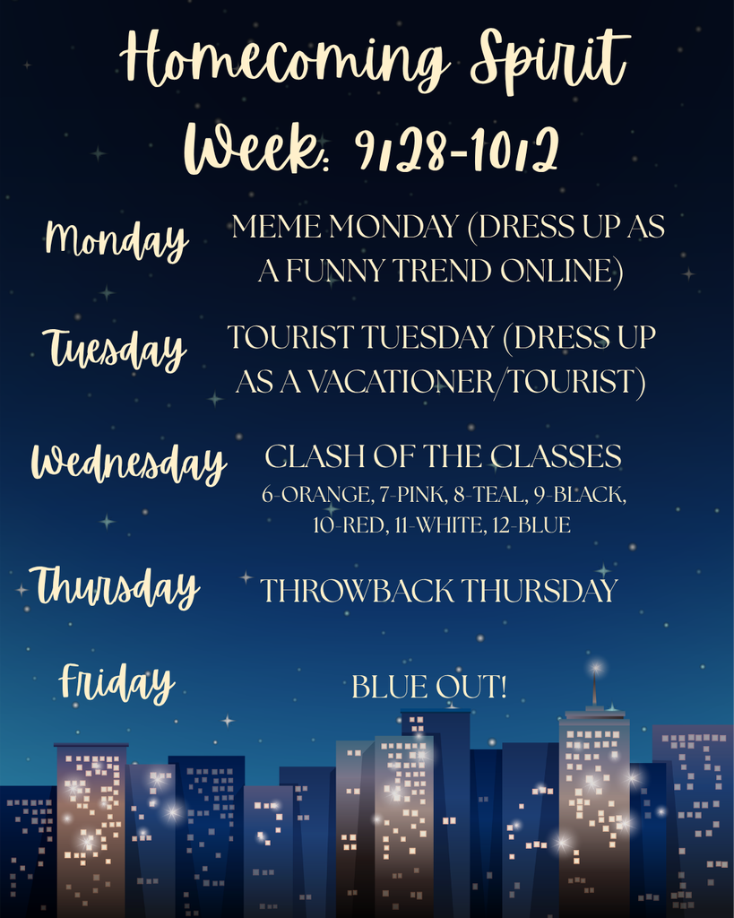 Hoco Week Themes