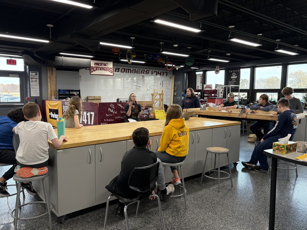 MS Robotics Team Meets With an Archaeologist