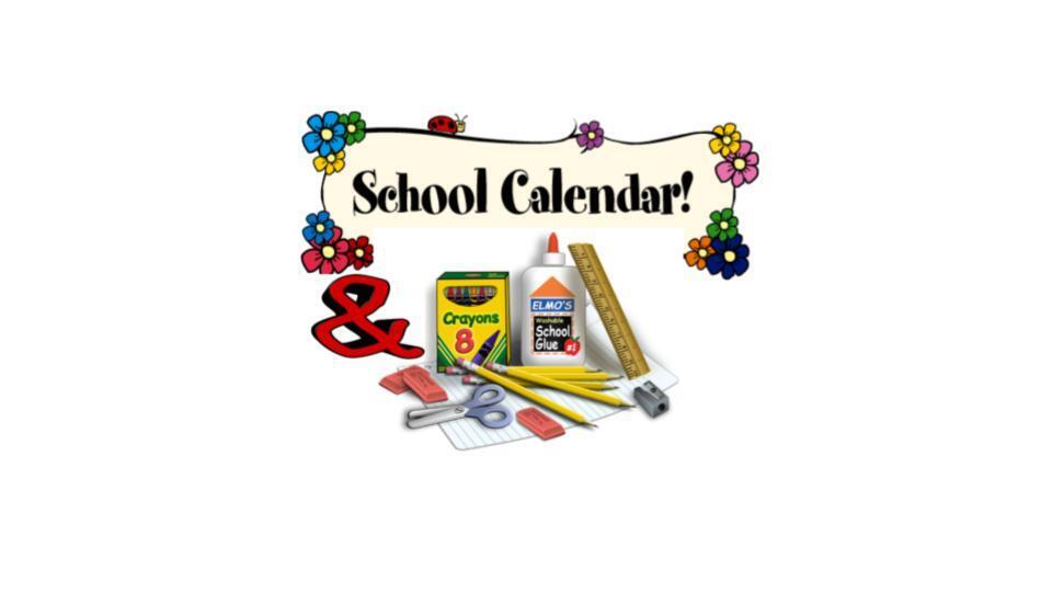 school calendar