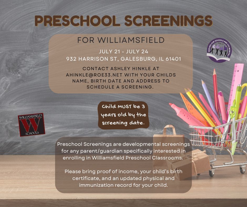 Summer Preschool Screening