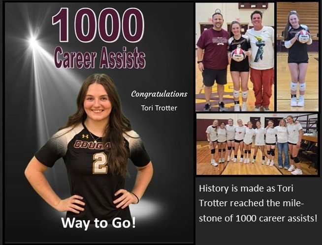Tori 1000 career assists