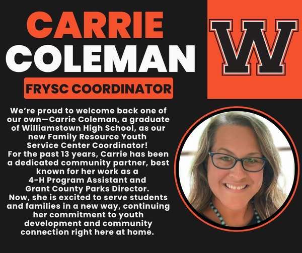 Welcome Carrie Coleman