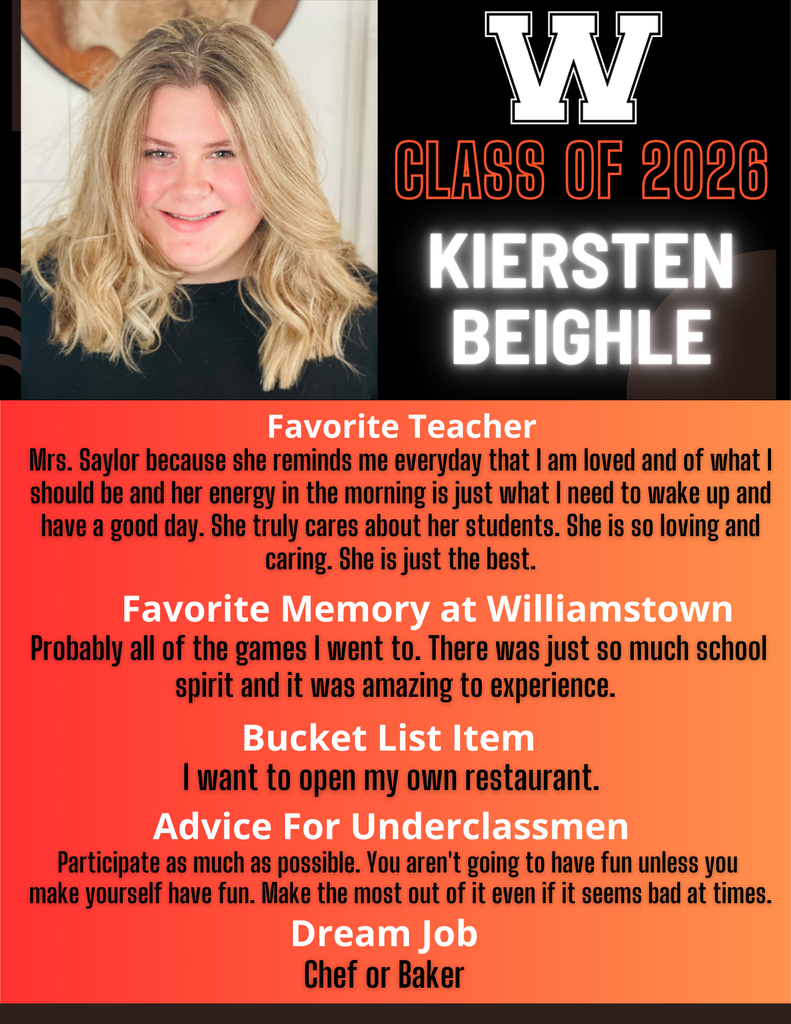 Kiersten Beighle Senior Profile