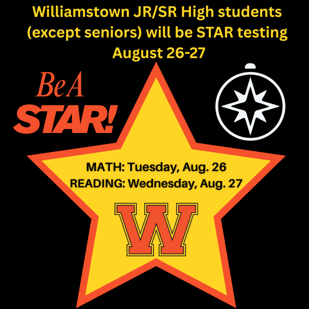 JR/SR High STAR testing set for Aug. 26-27