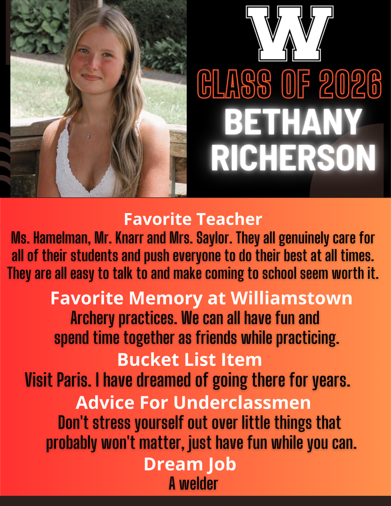 Senior Profile: Bethany Richerson
