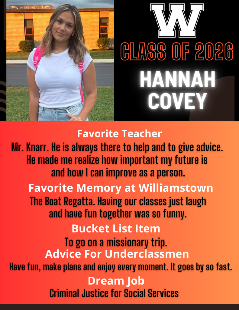 Hannah Covey- Senior Profile