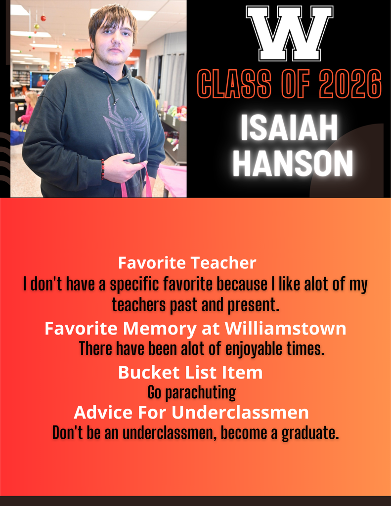 Isaiah Hanson- Senior Profile