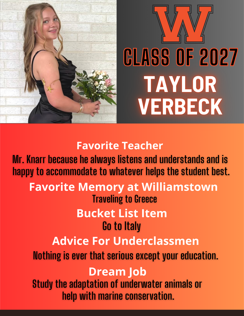Taylor Verbeck Senior Profile