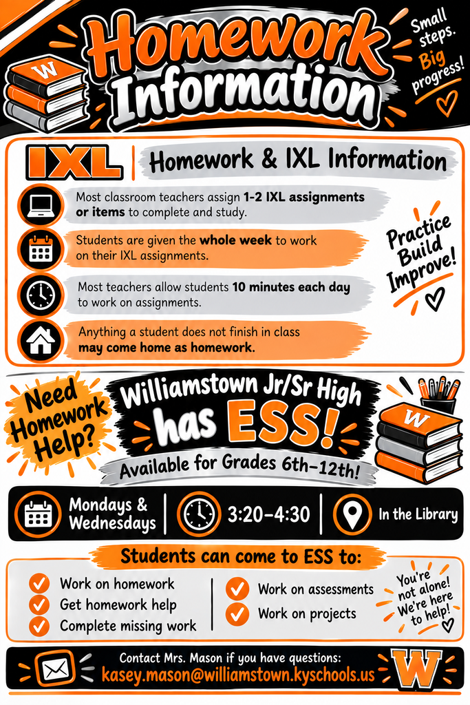 Homework Information