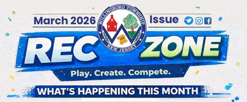 Willingboro Twp. March Newsletter Banner