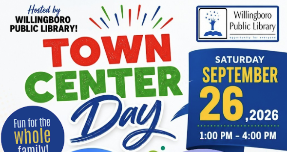 Celebrate Town Center Day with the Willingboro Public Library – September 26