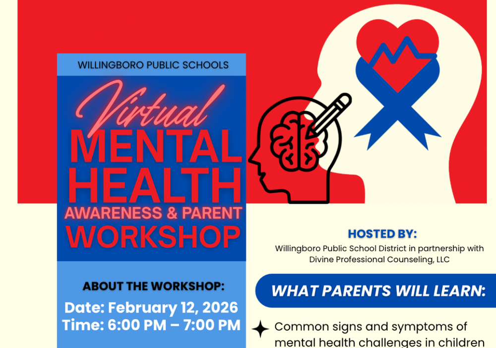 Virtual Mental Health Awareness & Parent Workshop | February 12