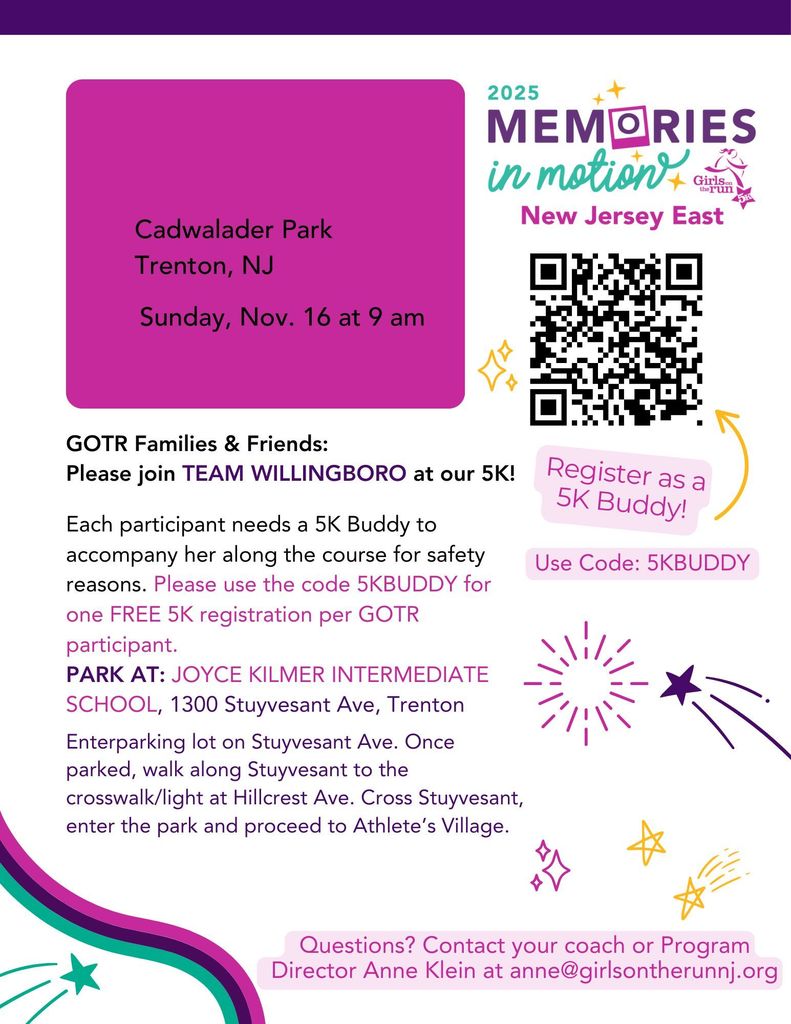 Willingboro Schools 5K Buddy Code 