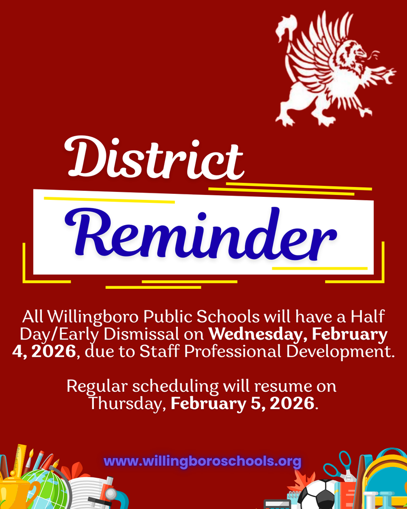 Half Day / Early Dismissal on Wednesday, February 4