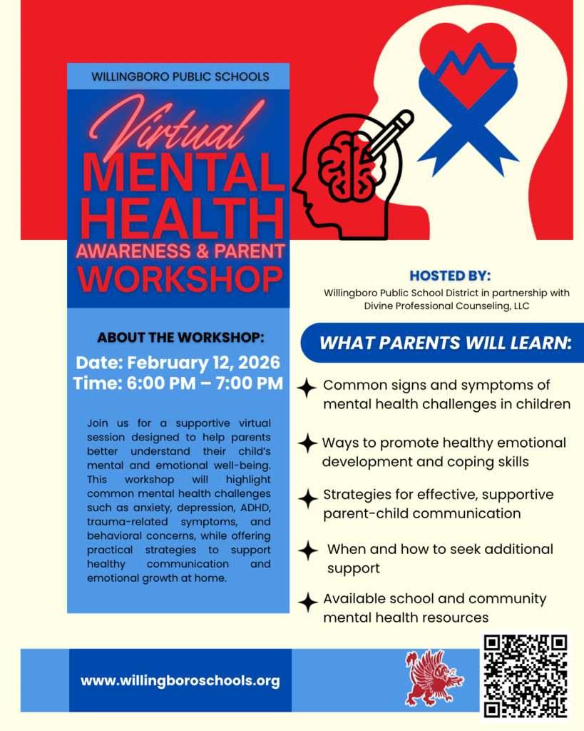 Virtual Mental Health Awareness & Parent Workshop | February 12