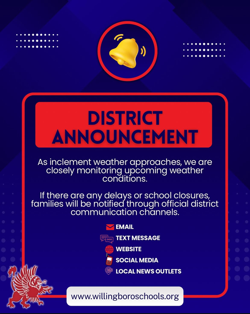 Inclement Weather Notice