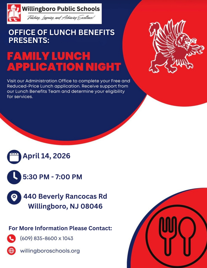 Family Lunch Application Night | Tuesday, April 14