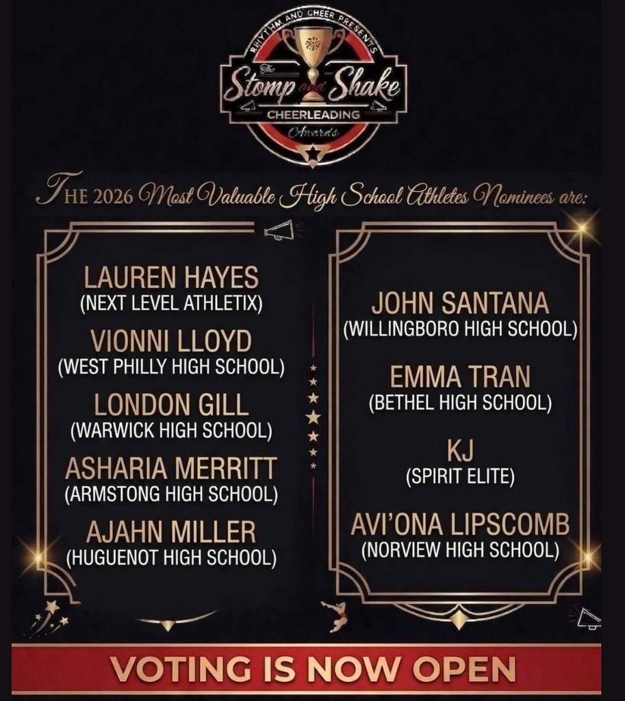 Vote & Celebrate: Code Red Cheer Team Nominated for 3 Awards! ❤️