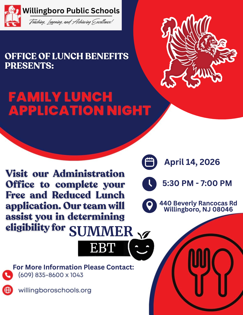 Family Lunch Application Night | Tuesday, April 14