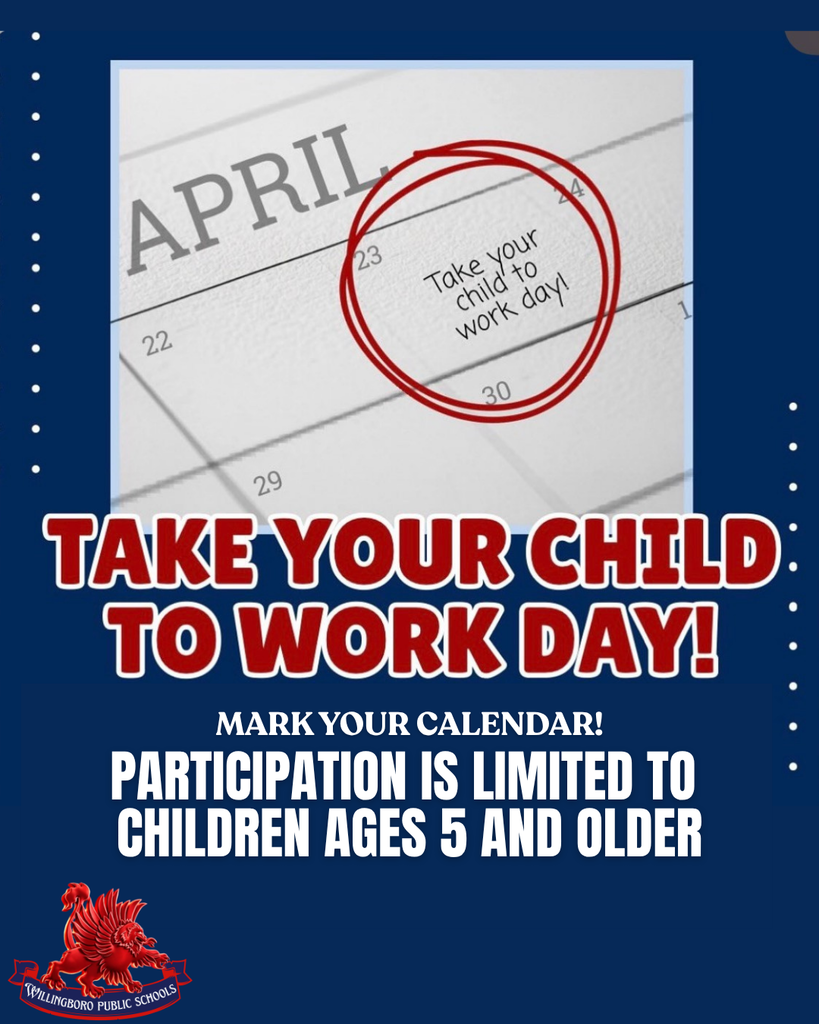 Bring Your Child to Work Day | Thursday, April 23 – Participation Form Required