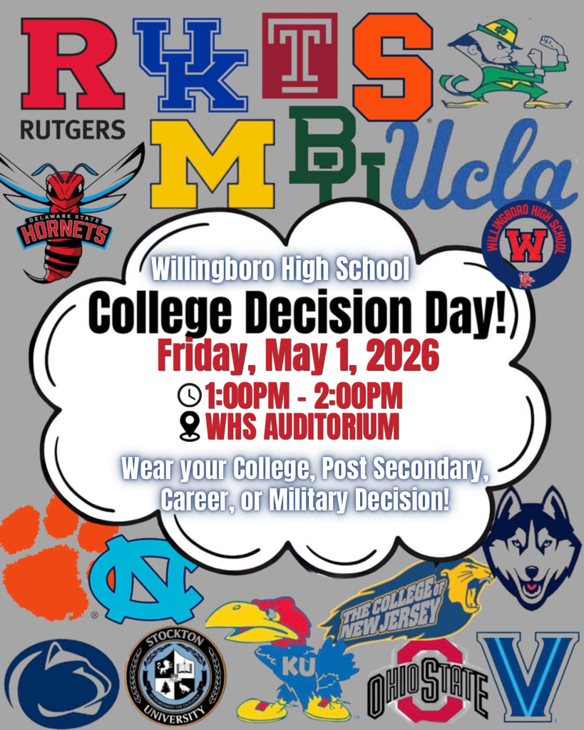 Willingboro High School College Decision Day – May 1