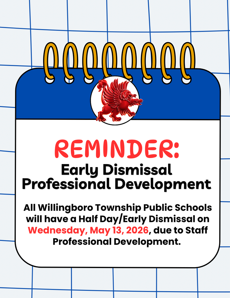 Reminder: Early Dismissal – Wednesday, May 13