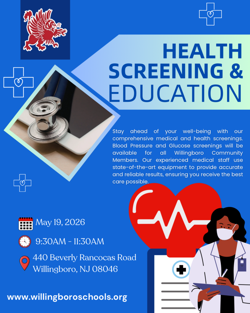 Health Screening & Education Event on Tuesday, May 19