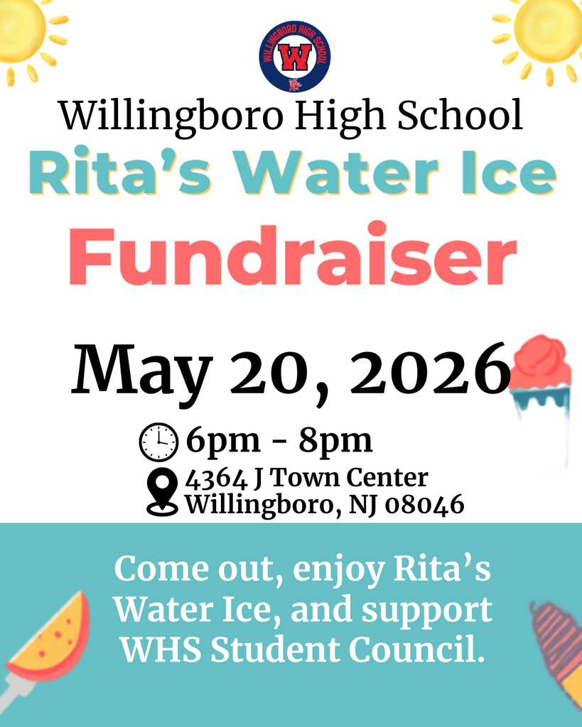 Support Willingboro High School Student Council at Rita’s Water Ice on Wednesday, May 20