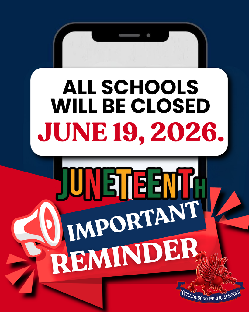Reminder: All Schools and District Offices Closed on Friday, June 19