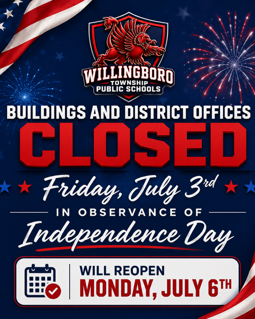 District Buildings and Offices Closed Friday, July 3 in Observance of Independence Day