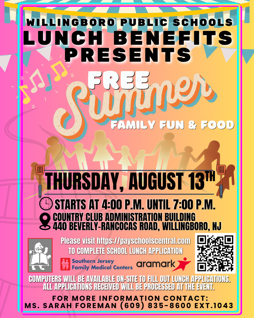 The Office of Lunch Benefits Presents: Free Summer Family Fun Event on Thursday, August 13