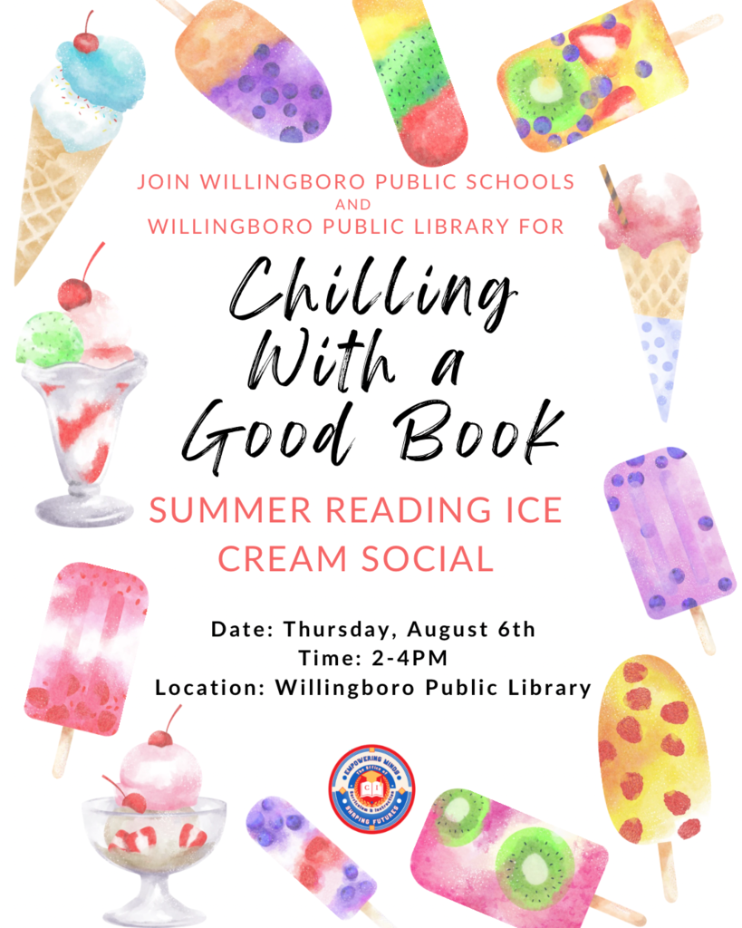 Chilling With a Good Book – Join Us for a Summer Reading Ice Cream Social - Thursday, August 6