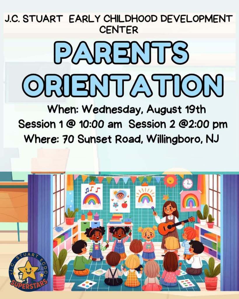J.C. Stuart ECDC Parent Orientation – Wednesday, August 19