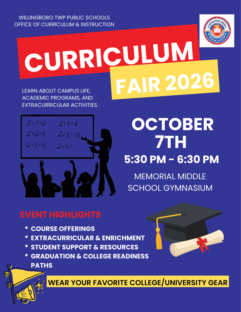 Willingboro Township Public Schools Curriculum Fair – October 7