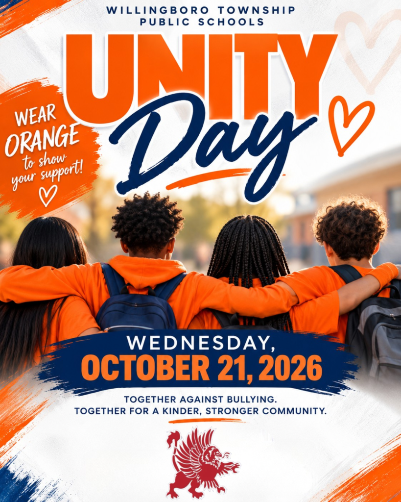 Wear Orange Tomorrow! WTPS Unity Day – Wednesday, October 21, 2026