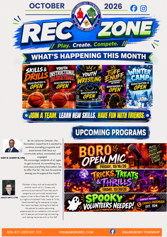 Willingboro Twp. October 2026 Newsletter