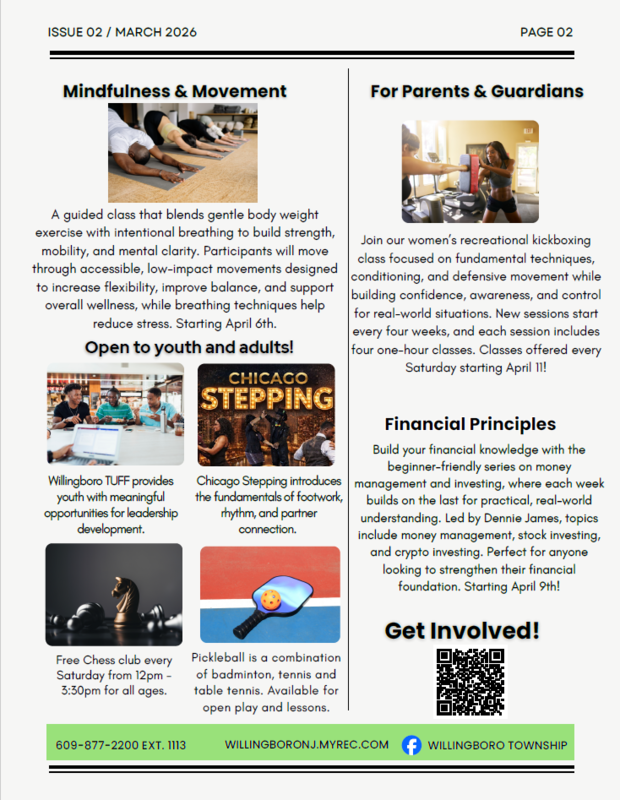 Willingboro Twp. March Newsletter - pg. 2