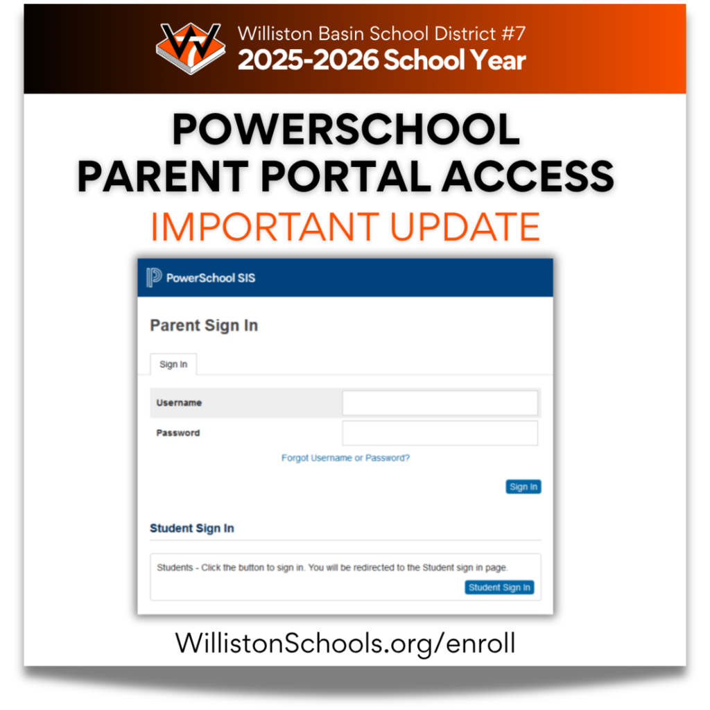 important update PowerSchool parent portal access